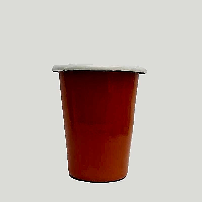 Emaye Konik Bardak Küçük Turuncu