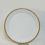 Emaye Servis Tabağı 25 cm Oksit Sarı