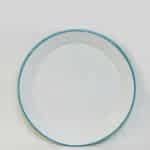 Emaye Servis Tabağı 25 cm Turkuaz