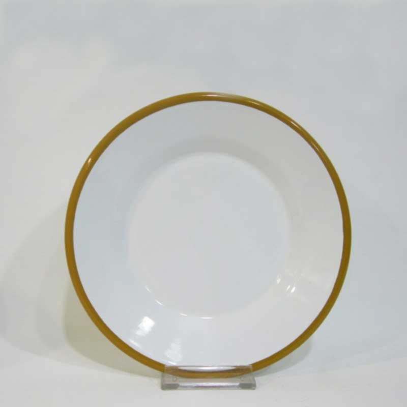 Emaye Tabak 21 cm Oksit Sarı