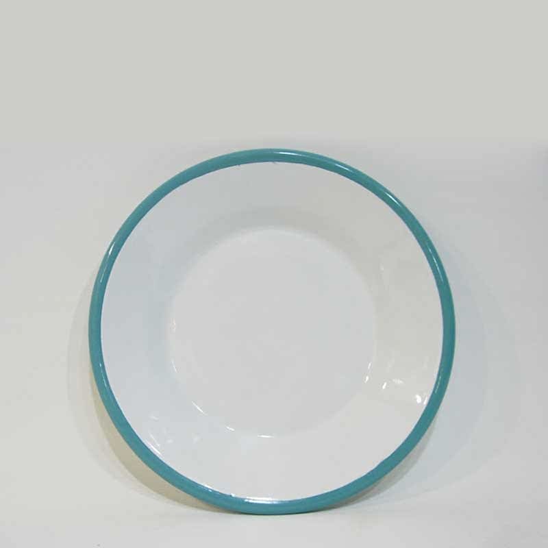 Emaye Tabak 21 cm Turkuaz