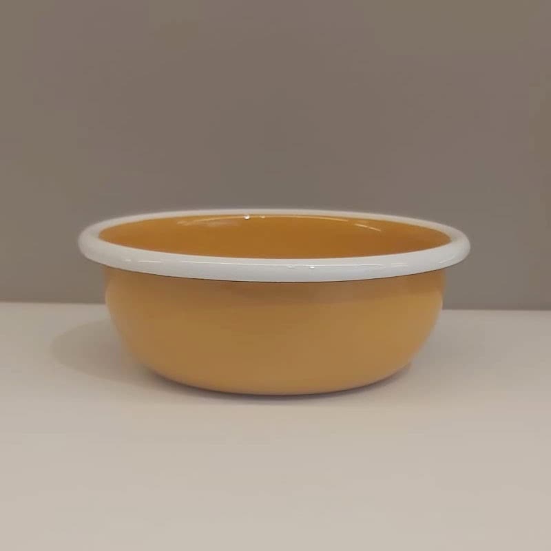 Emaye Kase Oksit Sarı Beyaz