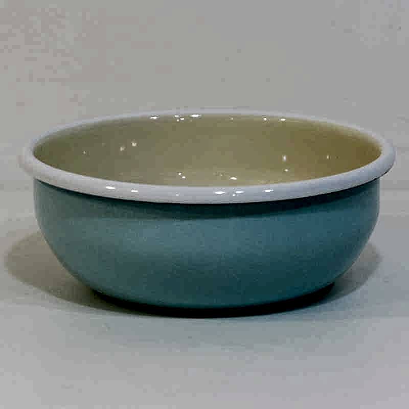 Emaye Kase 14 cm Nil Mavi