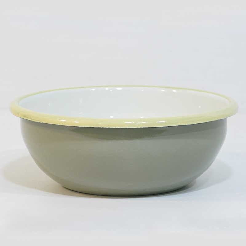 Emaye Kase 16 cm Gri