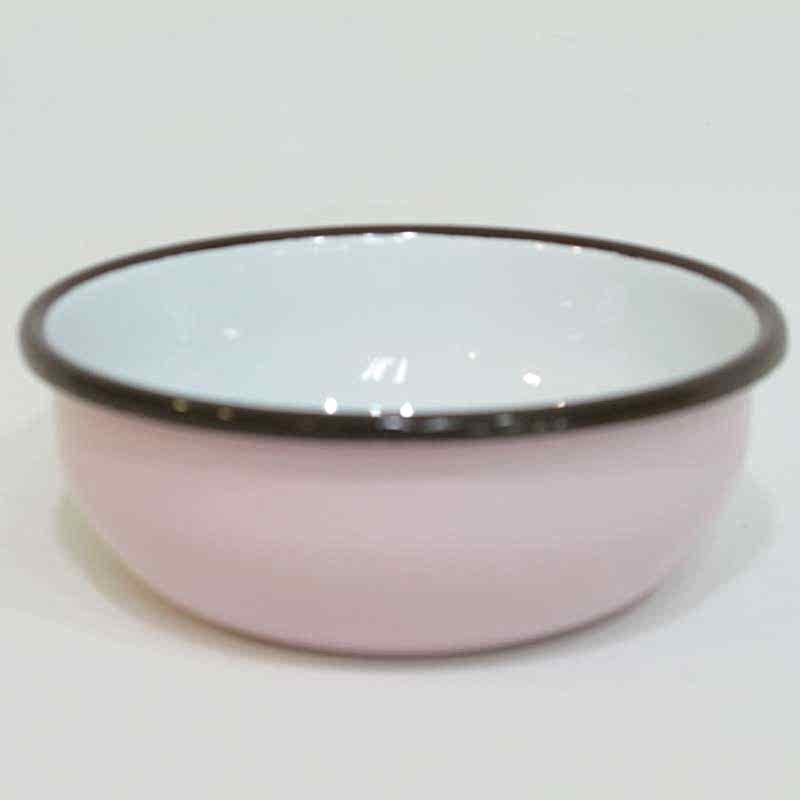 Emaye Kase 16 cm Pembe