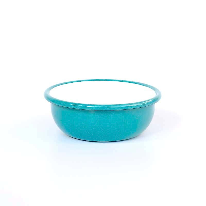 Emaye Kase 12 cm Turkuaz