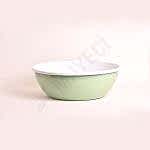 Emaye Kase 26 cm Mint Yeşili