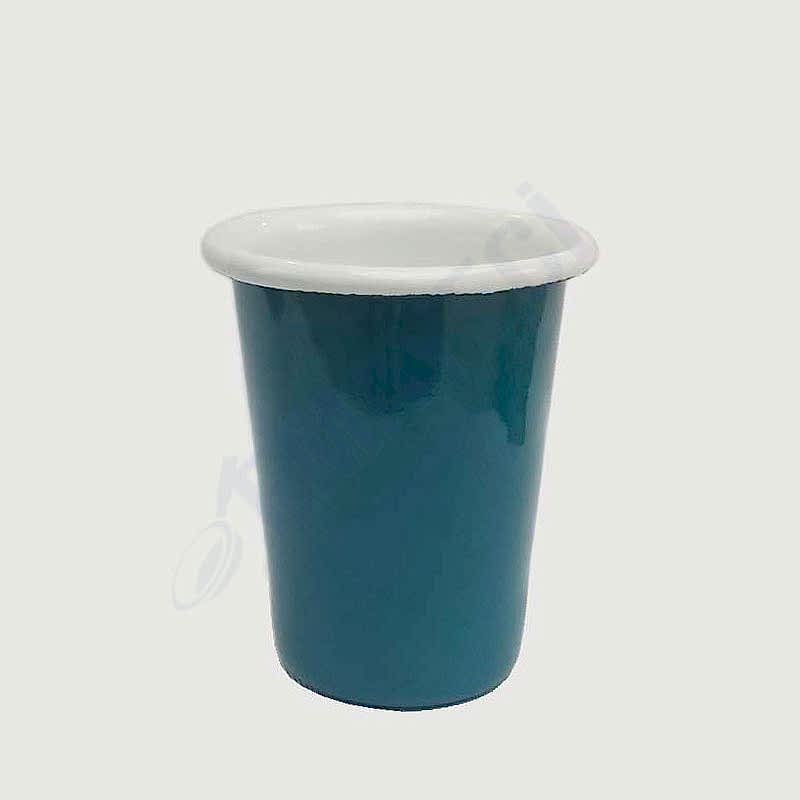 Emaye Konik Bardak Küçük Petrol Yeşili