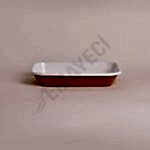 Emaye Meze Tabağı 21 x 16 cm Oksit Sarı