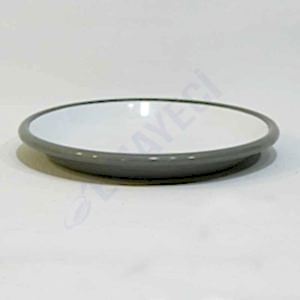 Emaye Servis Tabağı 20 cm Gri