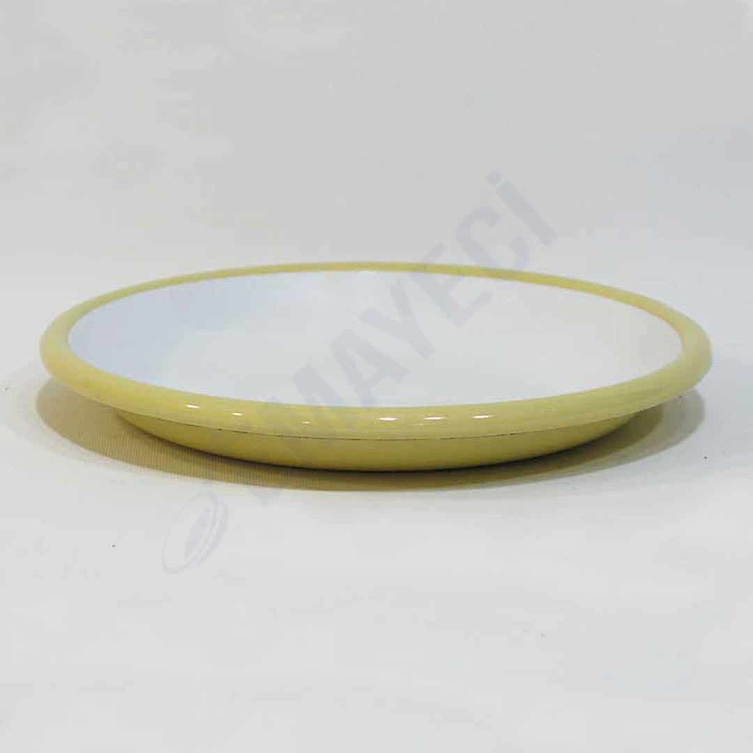 Emaye Servis Tabağı 20 cm Sarı