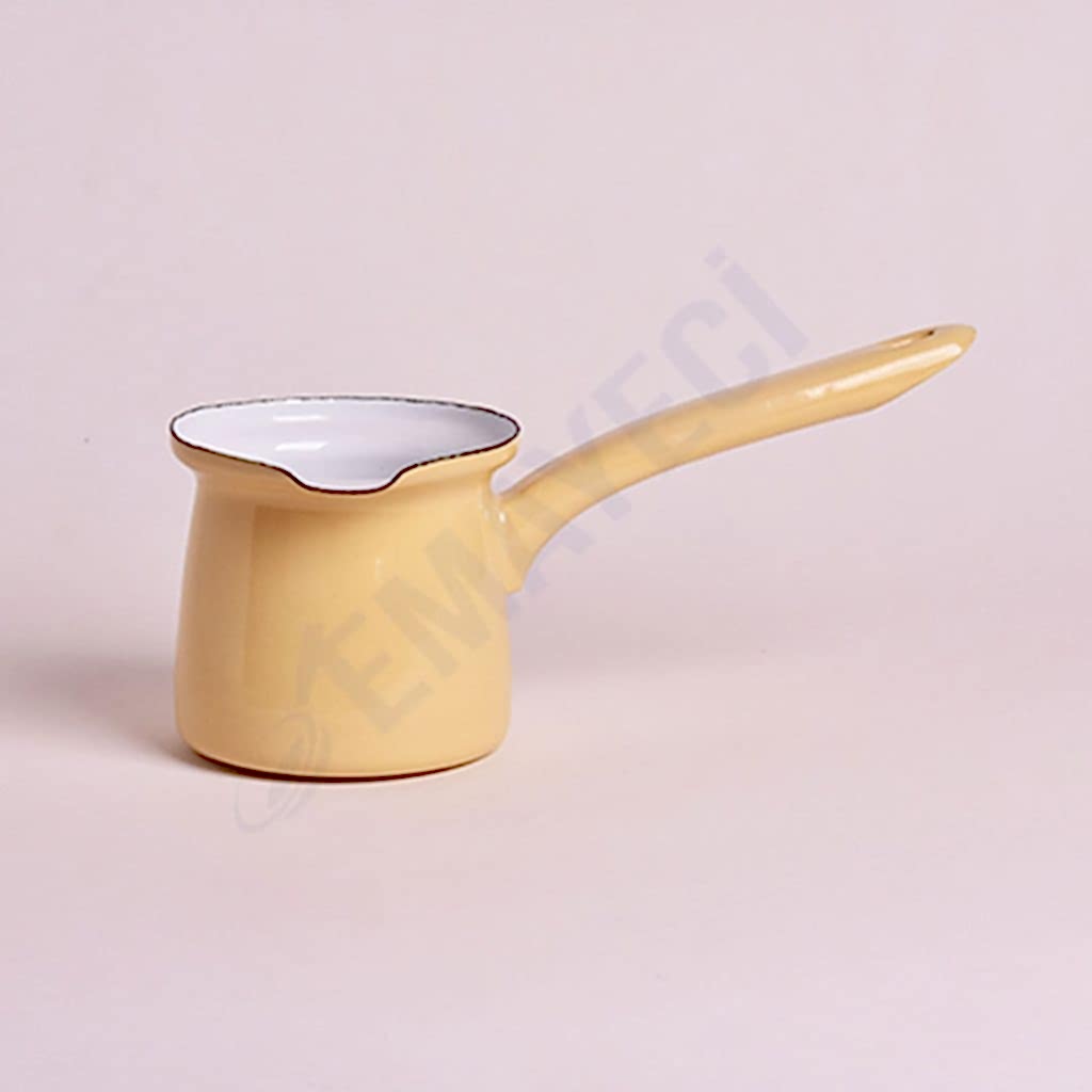 Emaye Cezve Sarı