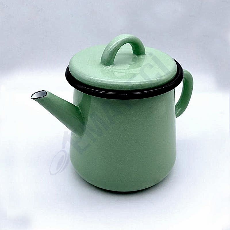 Emaye Demlik 850 ml Mint Yeşil