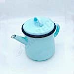 Emaye Demlik 850 ml Nil Mavi