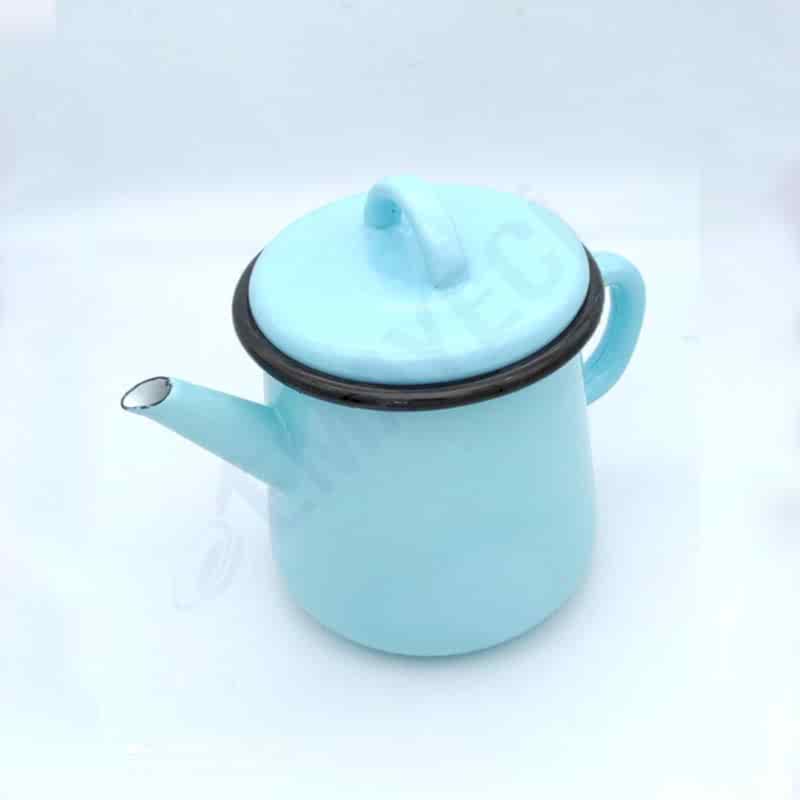 Emaye Demlik 850 ml Nil Mavi
