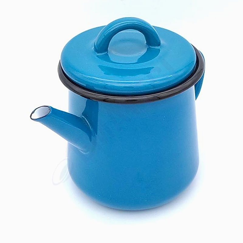 Emaye Demlik 850 ml Turkuaz