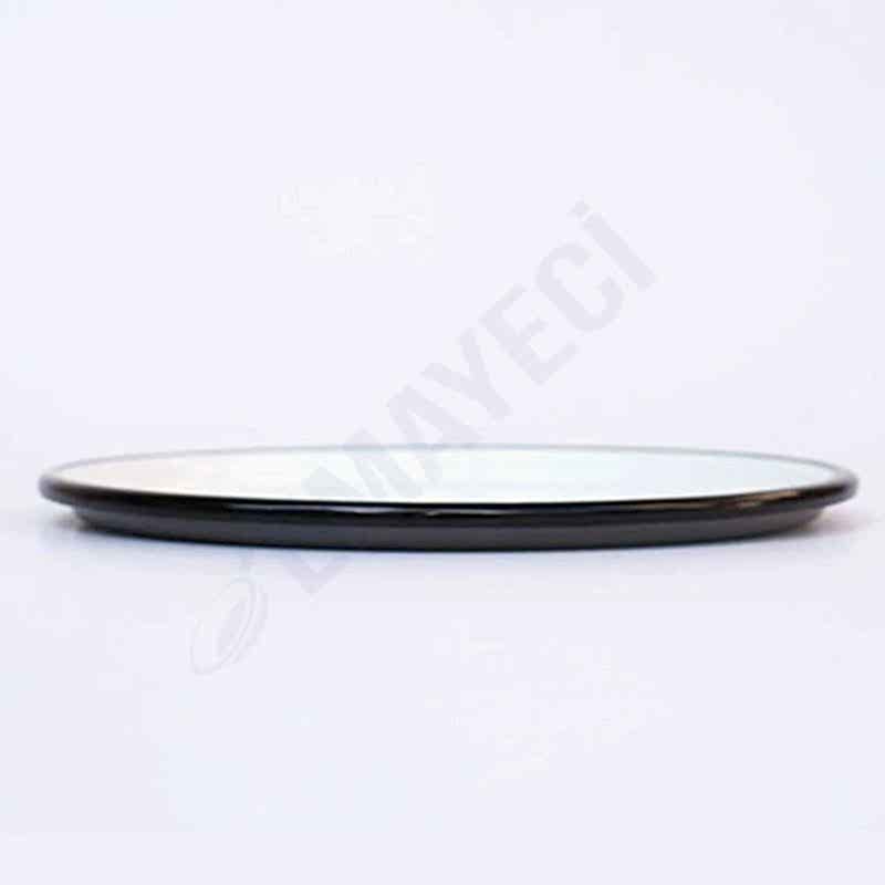 Emaye Pizza Tabağı 28 cm Gri