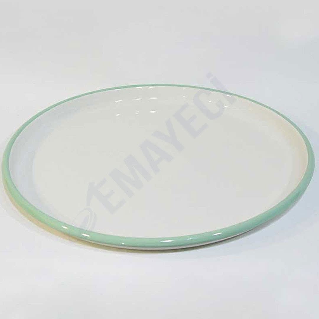 Emaye Pizza Tabağı Nil Yeşili