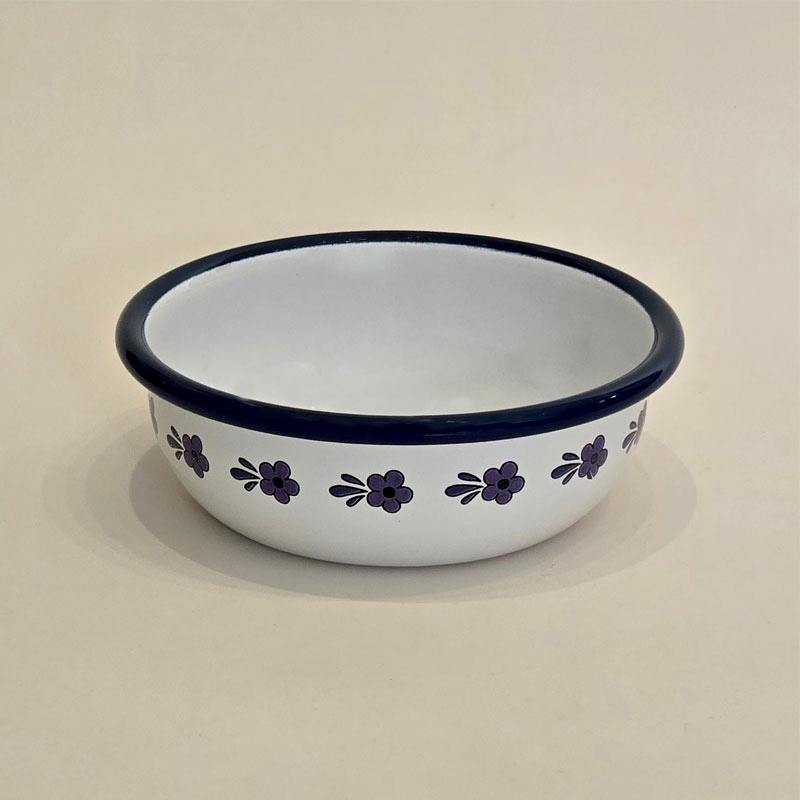 Emaye Kase 12 cm Etnik Desen